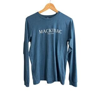 Mackinac Island Long Sleeve Tee Bella+Canvas Size Medium